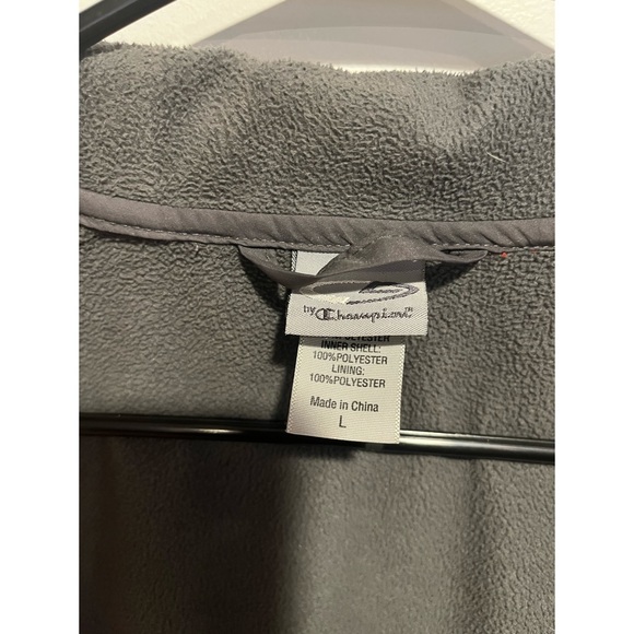 Champion Jacket - men’s large - red and gray - Picture 4 of 5